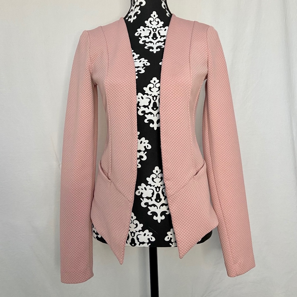 Maurices Open Front Pink Blazer